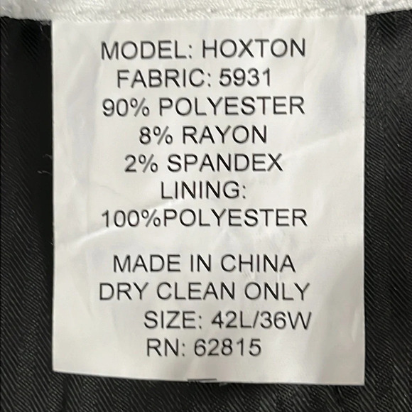 The Savile Row Hoxton Suit Pants - NWOT - Size 36 Waist (Pants Only) - Picture 5 of 6